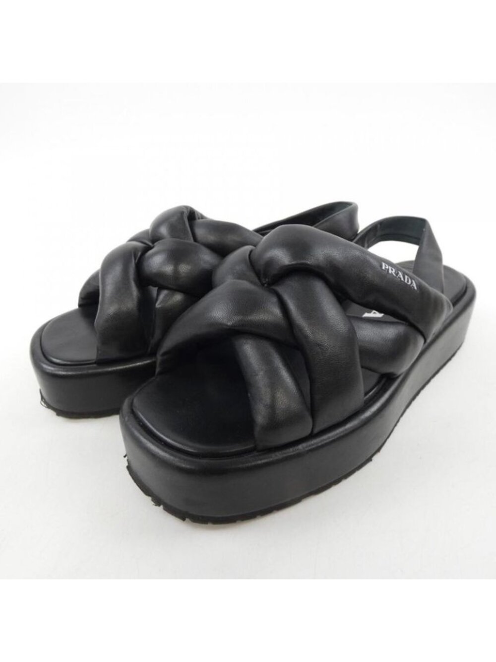 Prada Flat Form Sandals - Picture 3 of 6